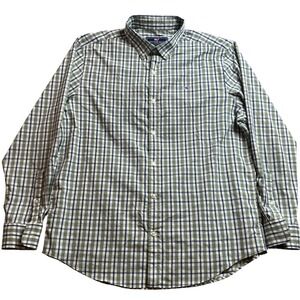 Vineyard Vines Shirt Mens Extra Large Plaid Preppy Academia Career Workwear